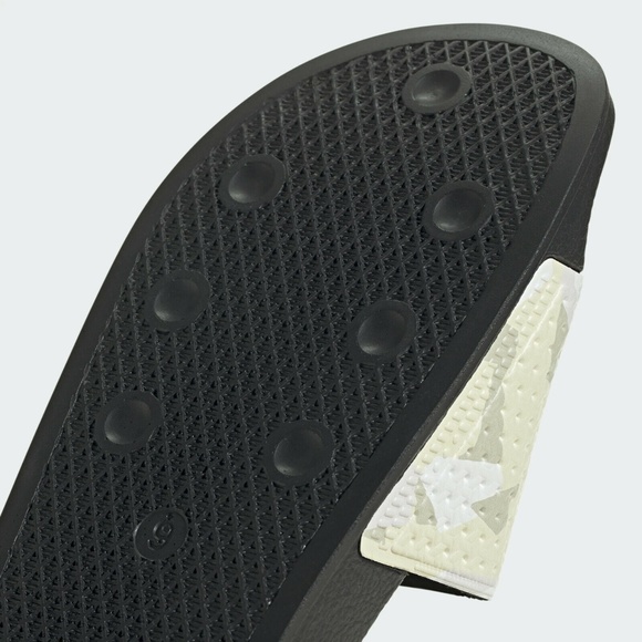 new men\'s 9 Adidas Adilette Slides Sandals Camo Sand Black FW4391 Made in Italy main image 5